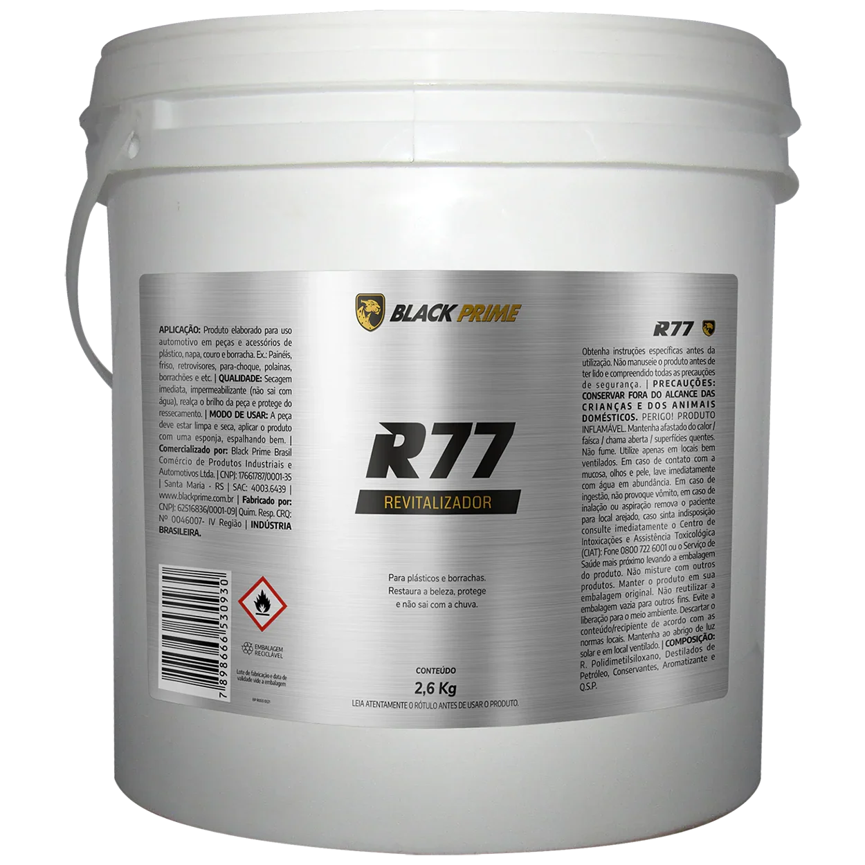 Revitalizador de Plásticos R77 Black Prime 2,6kg