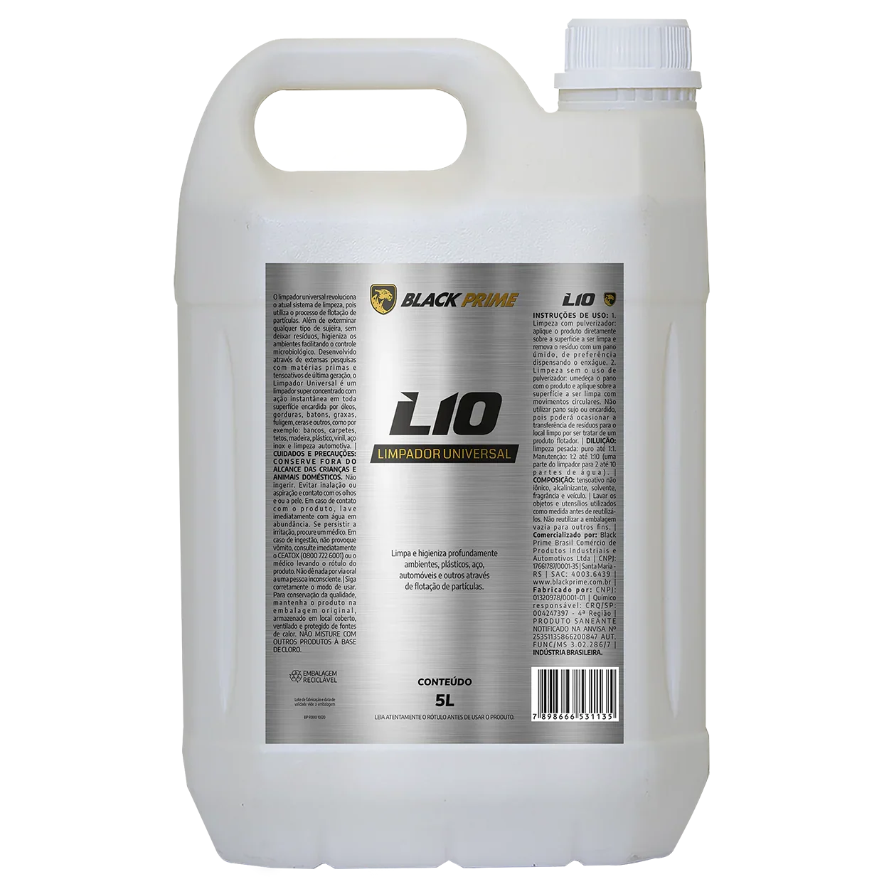 Limpiador Universal L10 Black Prime 5L