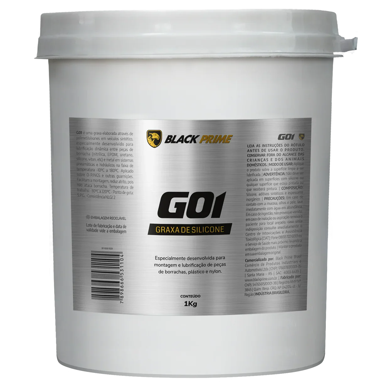 Grasa de Silicona G01 Black Prime 1kg