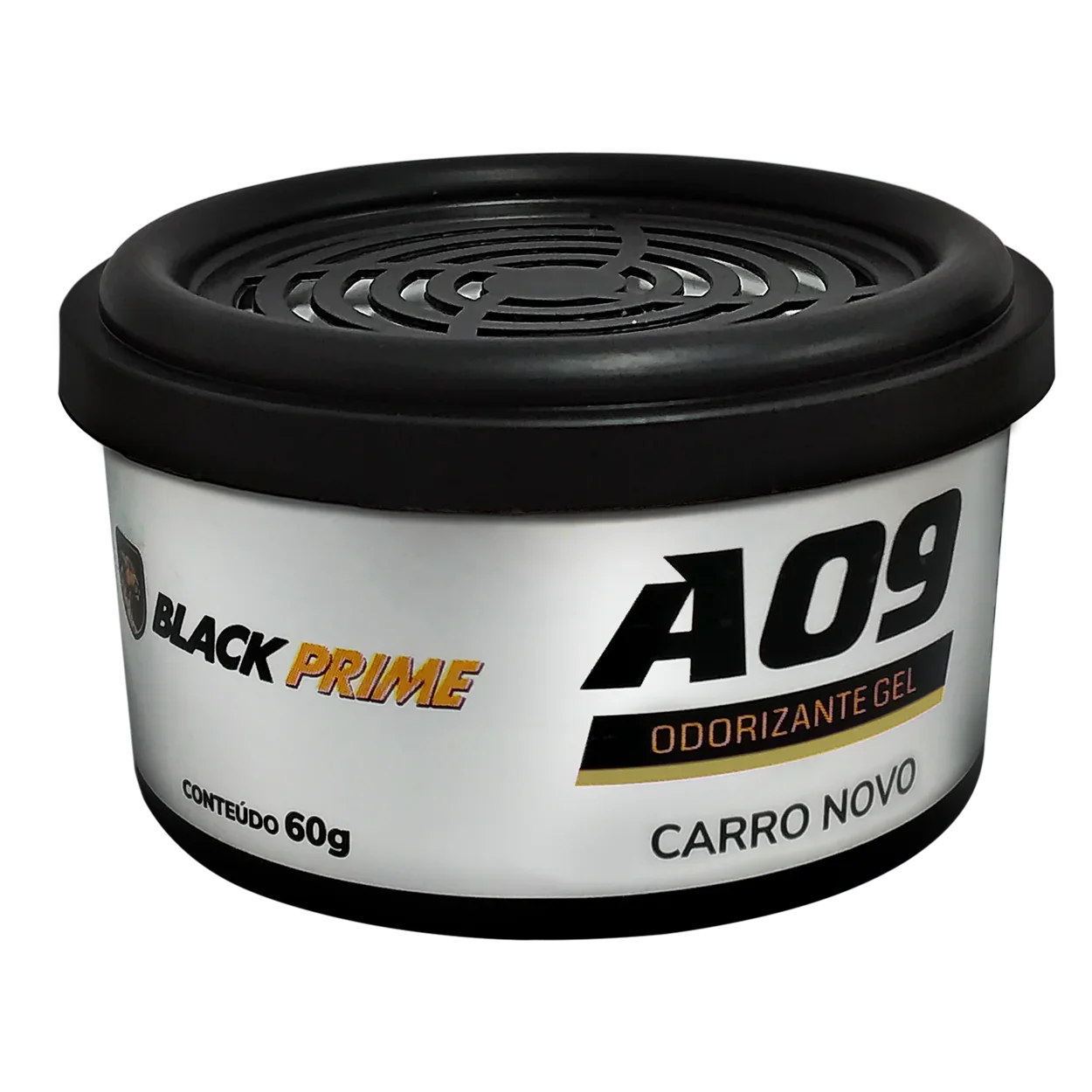 Aromatizante en Gel A09 Auto Nuevo Black Prime 60g Caja 24