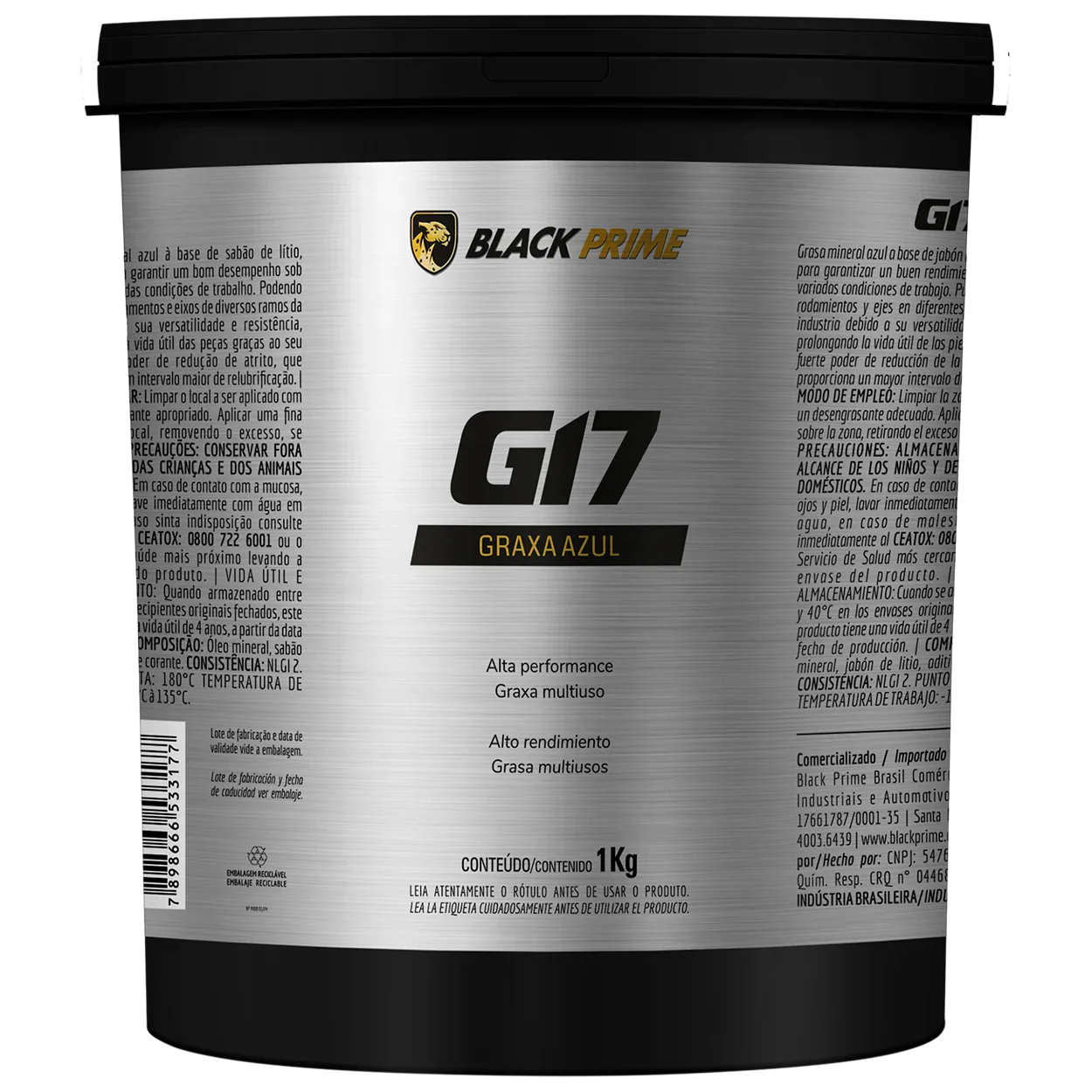 Grasa Azul G17 Black Prime 1kg