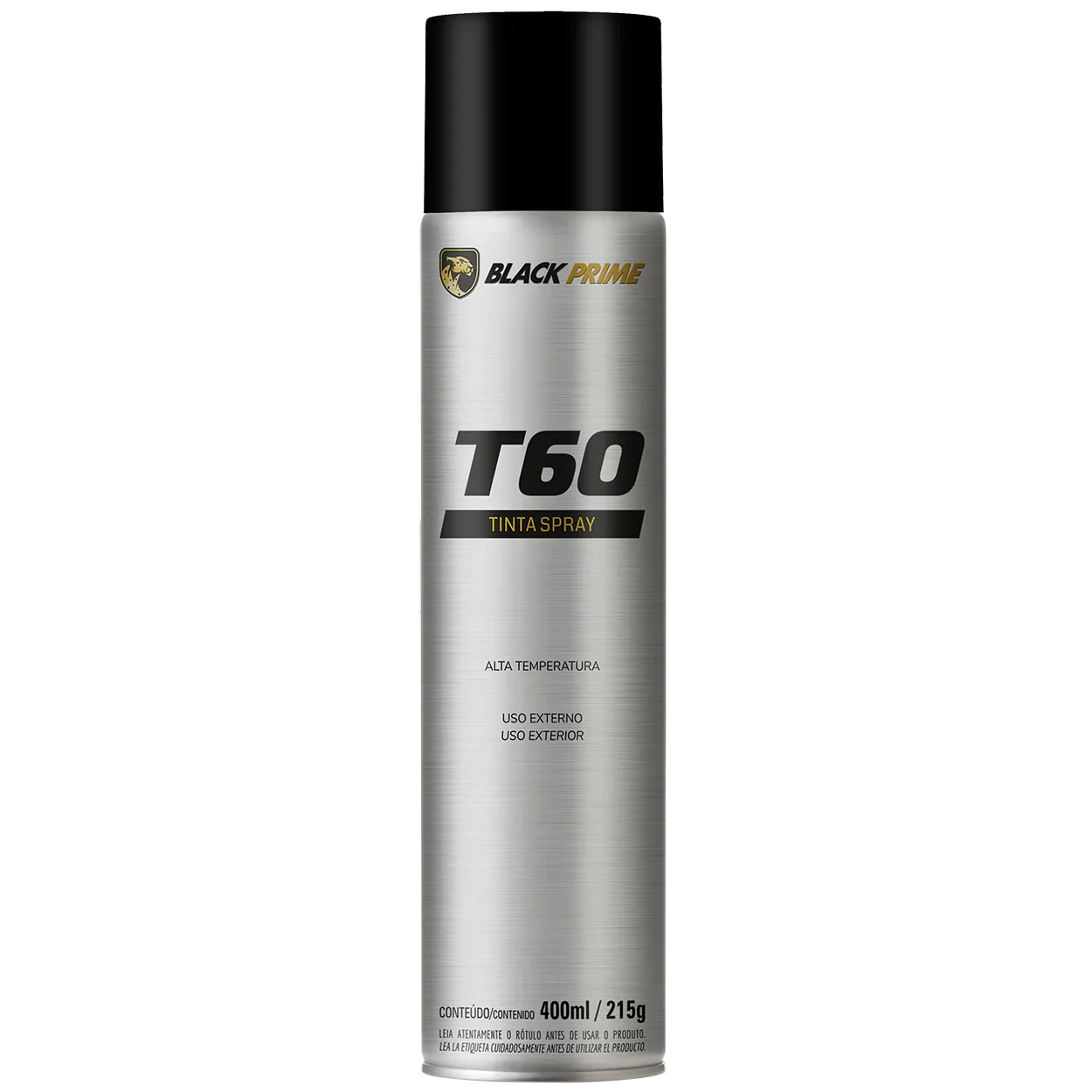 Tinta Spray AT T60 Negro Mate Black Prime 400ml