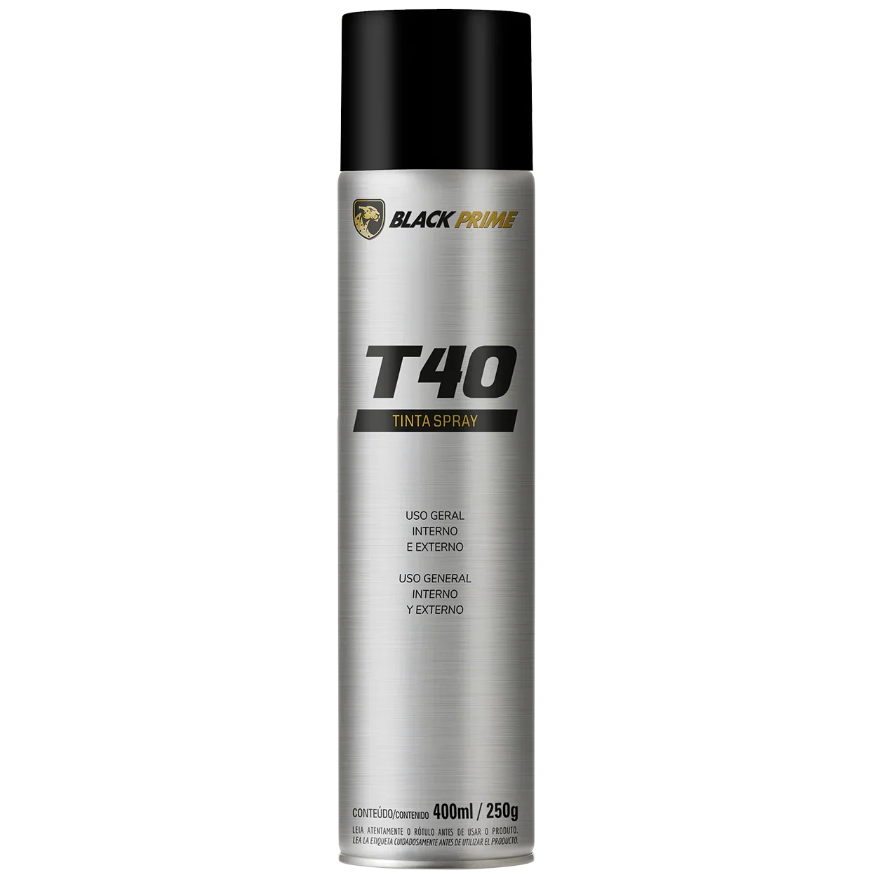 Tinta Spray UG T40 Negro Brillante Black Prime 400ml