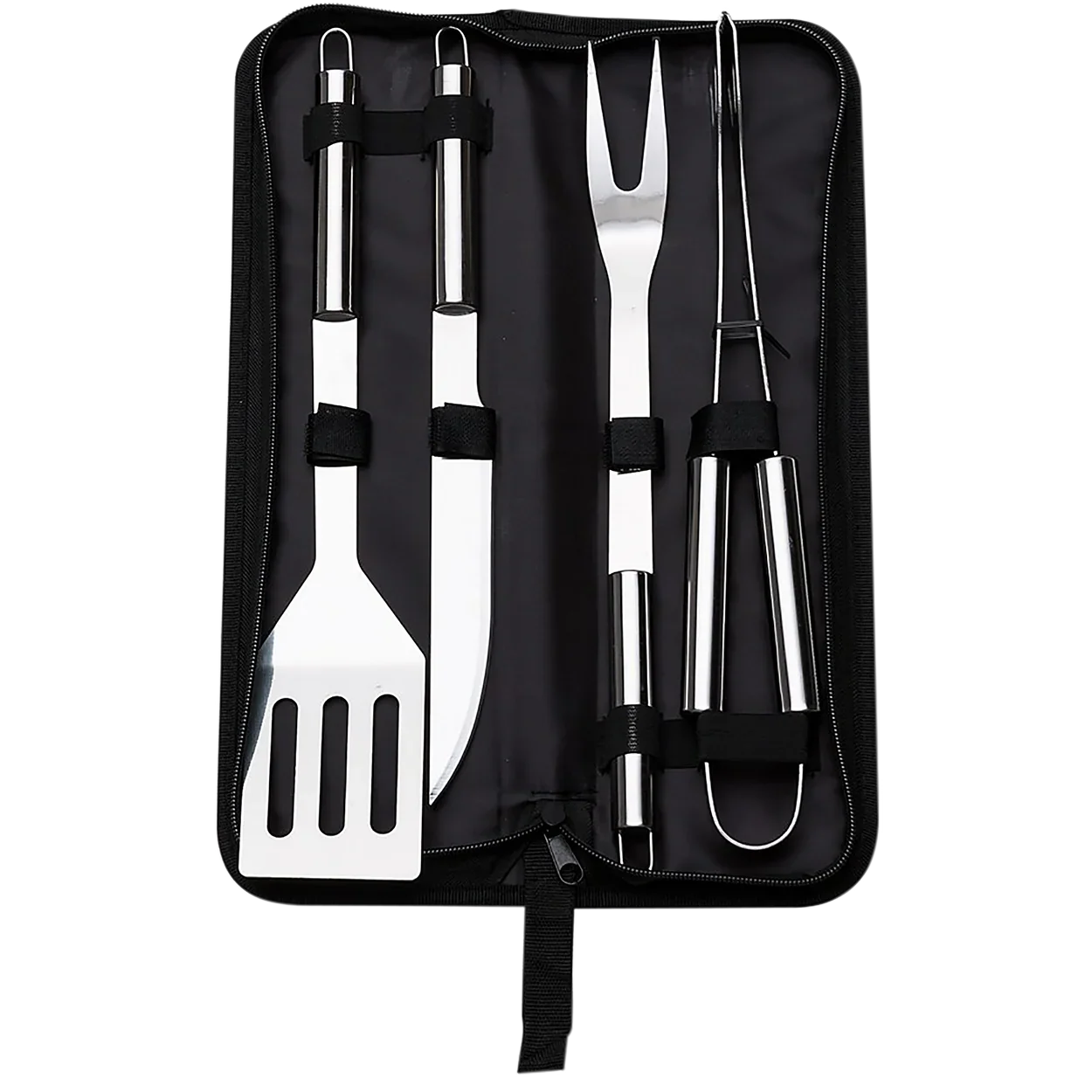 Kit Parrilla Estuche Nylon - 4 Piezas