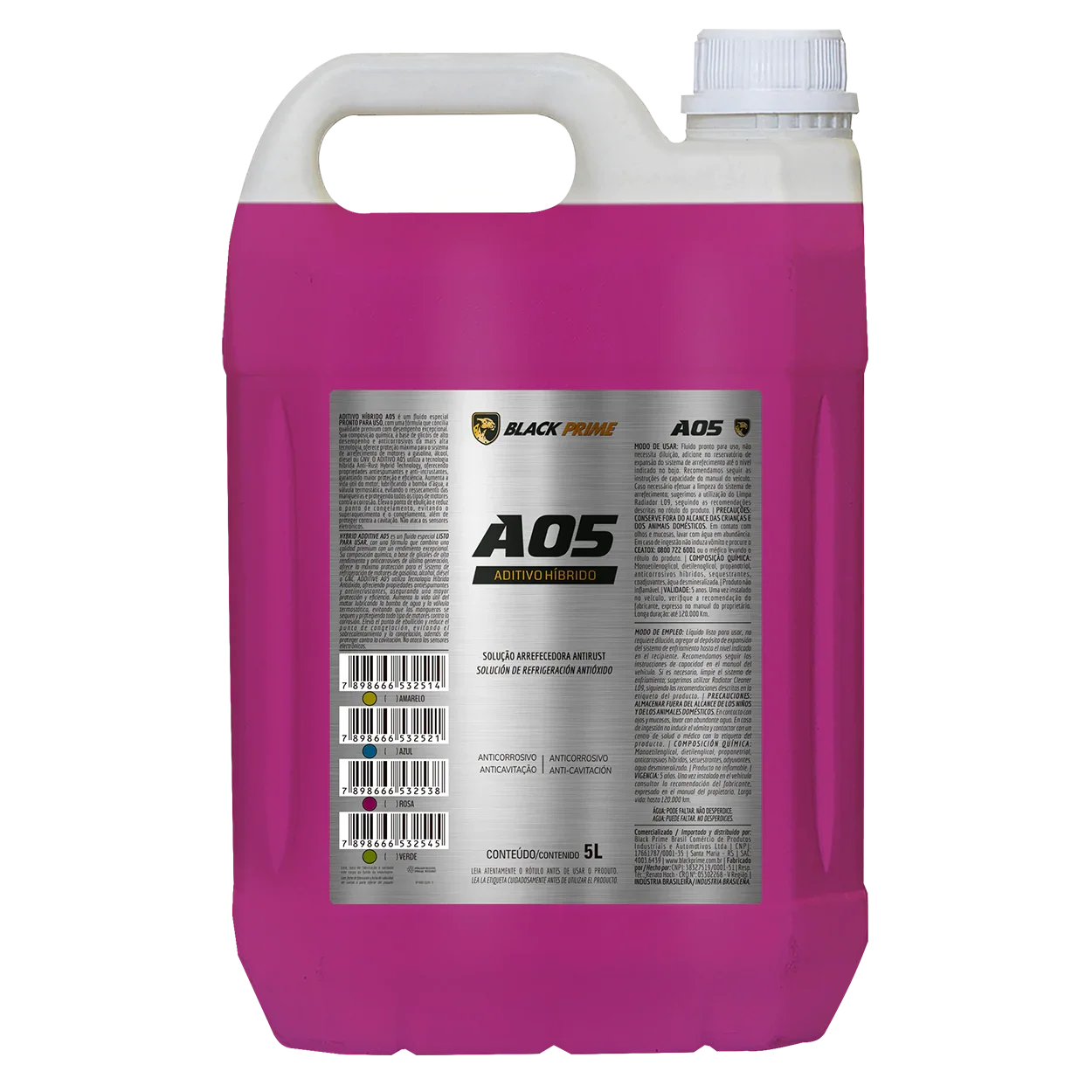 Aditivo A05 Listo para Usar Black Prime Rosa 5 L