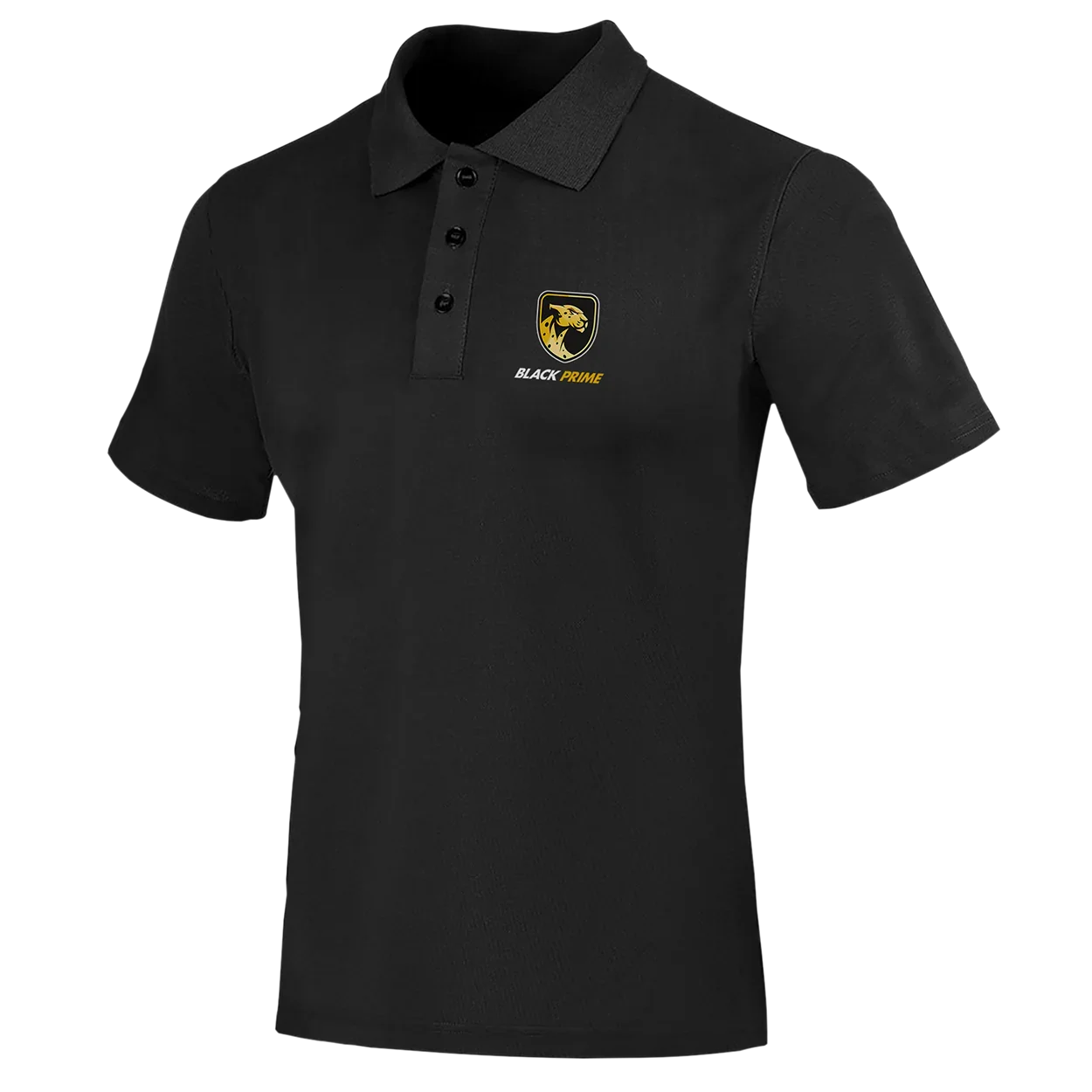 Camisa Polo Negra Black Prime Talle G