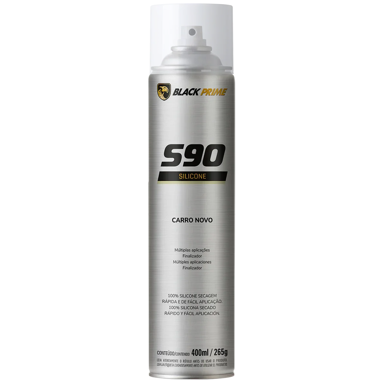Silicona S90 Black Prime Carro Nuevo 400ml