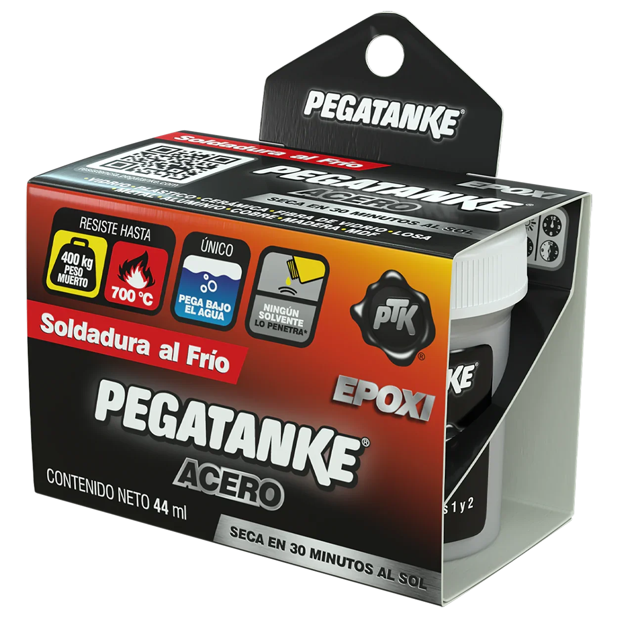 Adhesivo Epoxi Pegatanke Acero 42,5 g