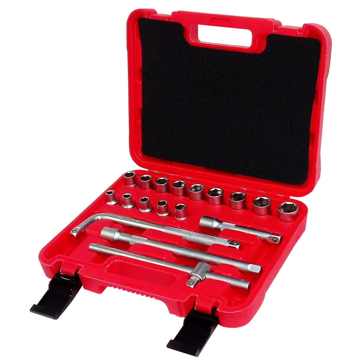 Juego de Soquetes Manuales 1/2" Baum – 18 piezas